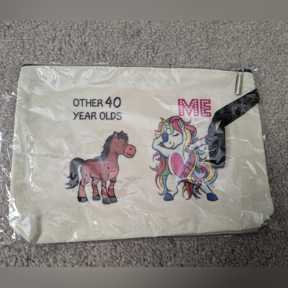 Unicorn makeup bag